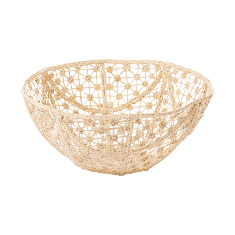 Knot Bowl - Small - Blue, 5.5" H x 3.5" W x 9.8" L, Natural