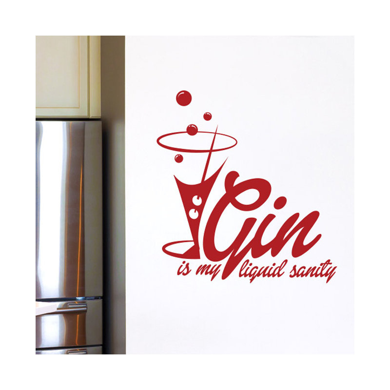 Wall Decal, Dark Red