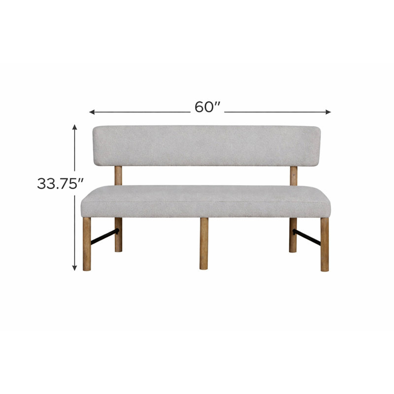 Banc de salle à manger rembourré