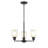 Amberle 3 - Light Dimmable Modern Linear Chandelier