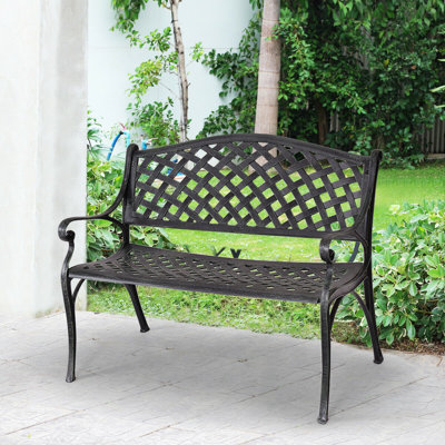 Cherwell Outdoor Aluminum Garden Bench by Andover Mills