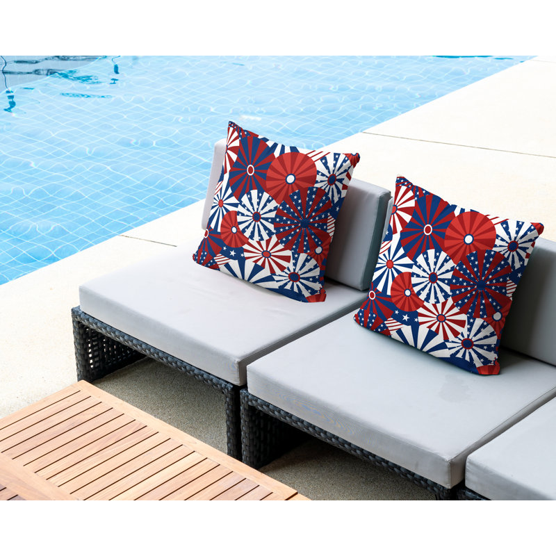 Coussin réversible intérieur / extérieur 2 ensembles Sovereignty, 20x20, Navy Blue