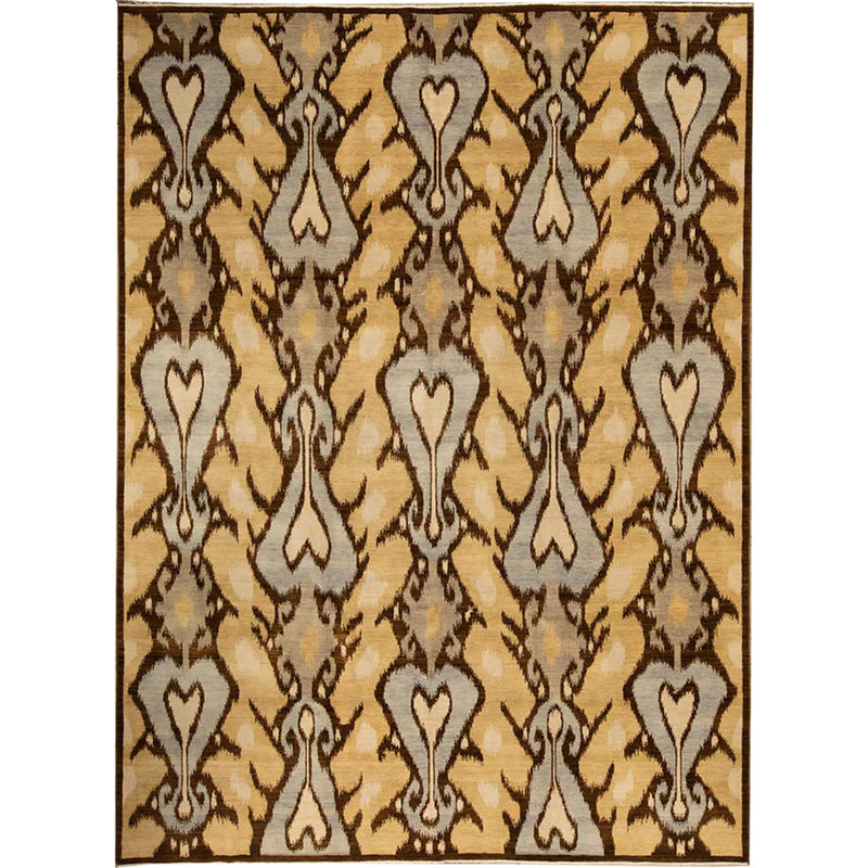 Wool Ikat Area Rug