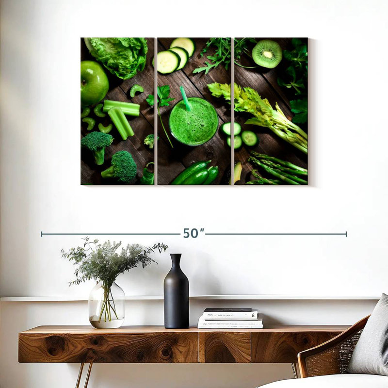 Vegetable Smoothie, 24" H x 38" W