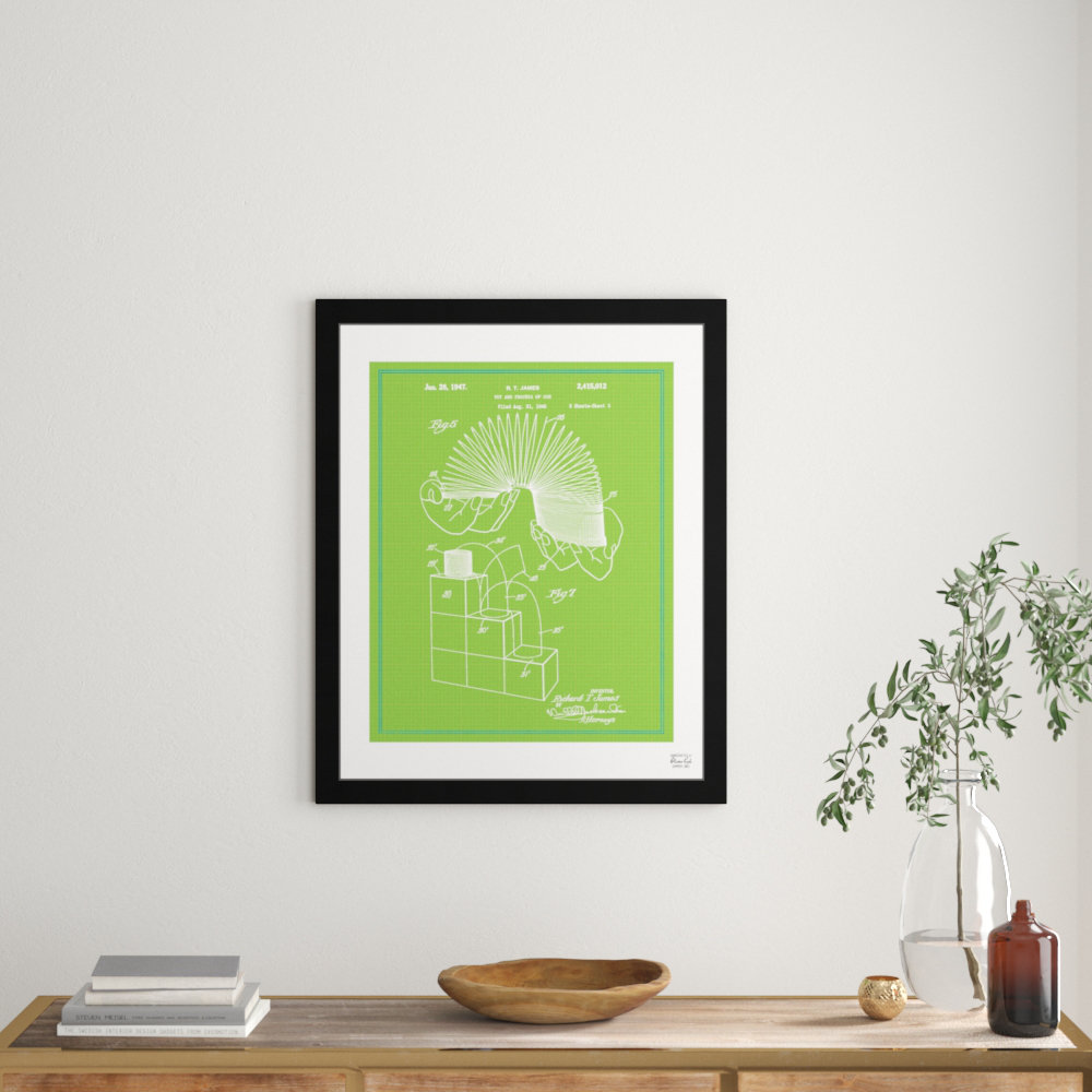 'Slinky 1974' Framed Graphic Art