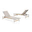 Hargrove Outdoor Patio Aluminum Chaise Lounge, Set Of 2