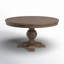 Chatham Downs Round Solid Wood Dining Table-624687730-624687733