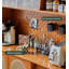 Armoire garde-manger moderne et simple en rotin tissé multifonctionnel de grande capacité