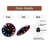Creative Neon Wall Clock for Home Decor Art - 12'' Modern Glass Wall Clock