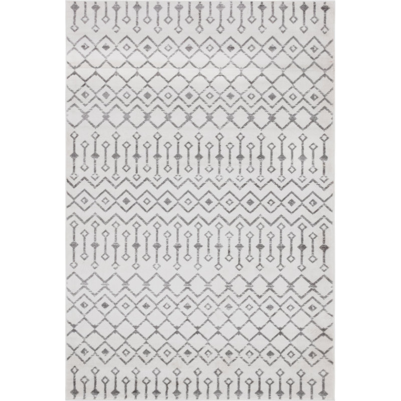 Rhodell Geometric Indoor Rug, Rectangle 6'1" x 9'