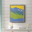 «Bright Glacial Lake I», toile encadrée de qualité supérieure - prête à être accrochée-105823362-105823366