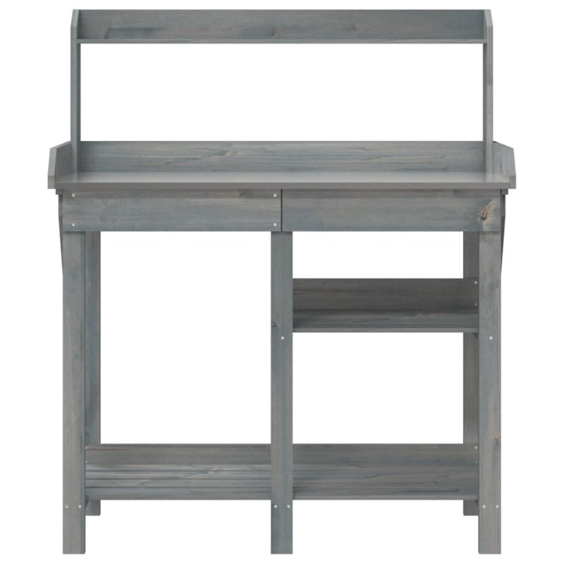 Anoki Wood Potting Bench, in Grey