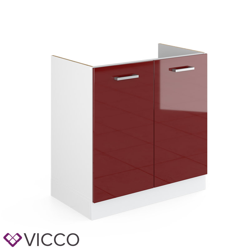 Menguc Matte Sink Unit, Red