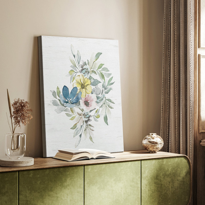 Spring Meadow Arrangement II - galerie sur mesure Cavas, H 18 po x l 12 po