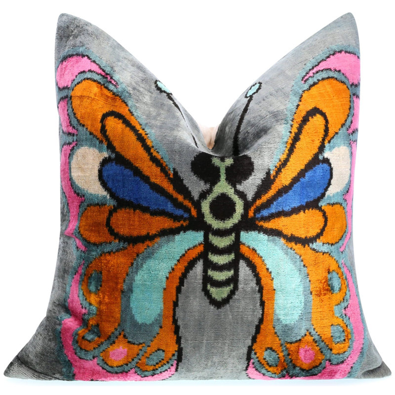 Animal Print Velvet Throw Pillow