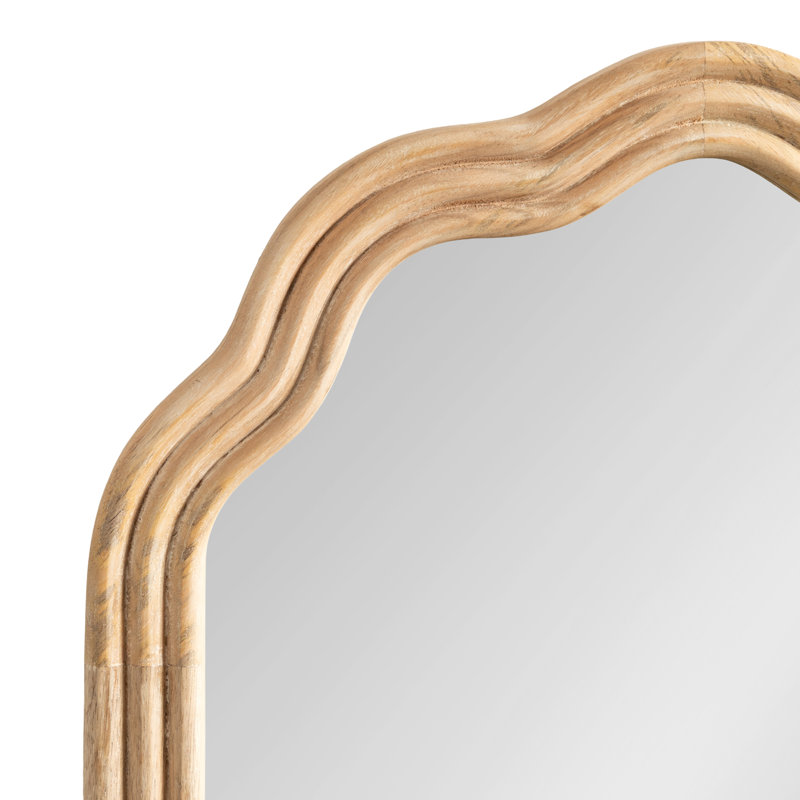 Faraday Arched Mango Wood Wall Mirror
