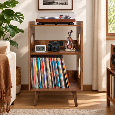 Solid Wood 32.67 " H Media Shelves