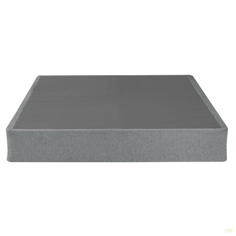 Pliable 9 po Base de lit en métal avec matelas, lit sommier simple