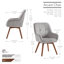 Upholstered Armchair-1612682621