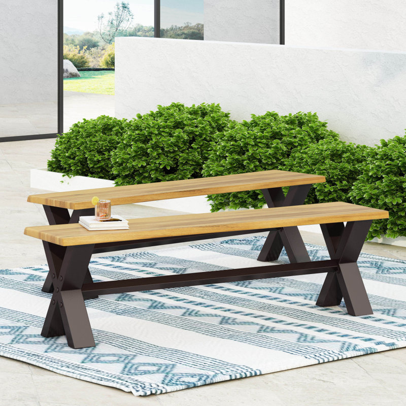Banc de salle à manger avec siège confortable pour une utilisation intérieure et extérieure