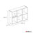 Mini 6-Cube Desktop or Wall Mount Organizer with 2 Collapsible Storage Bins-88282153