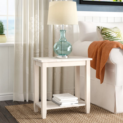 Nerseh Solid Wood End Table