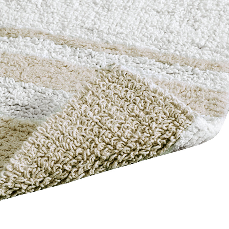 Tapis pour salle de bain luxueux réversible