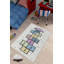 Tapis tissé de qualité supérieure, 5,2 x 7,5 pieds, 100% polyester, hauteur de velours de 0,3 po | Antibactérien, antidérapant, dessous lavable à la machine | Conception imprimée numérique 3D, idéale pour le salon et la chambre à coucher-1405370588