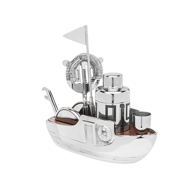 Godinger Tugboat Bar Tool Set