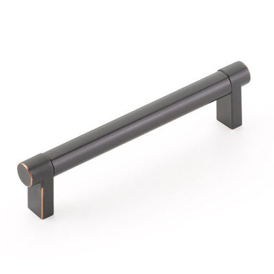 Emtek Select Cabinet Pull w/ Rectangular Stem & Smooth Bar