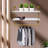 Natani 34.65'' Metal Wall Mounted Clothes Rack-2141835081