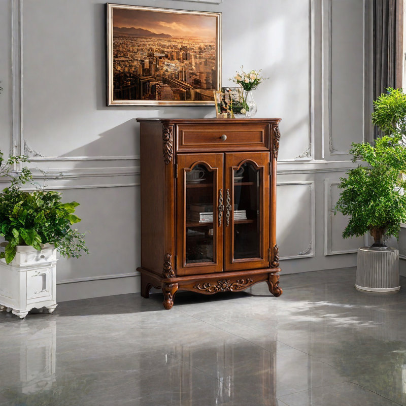 Armoire de rangement simple, Brun
