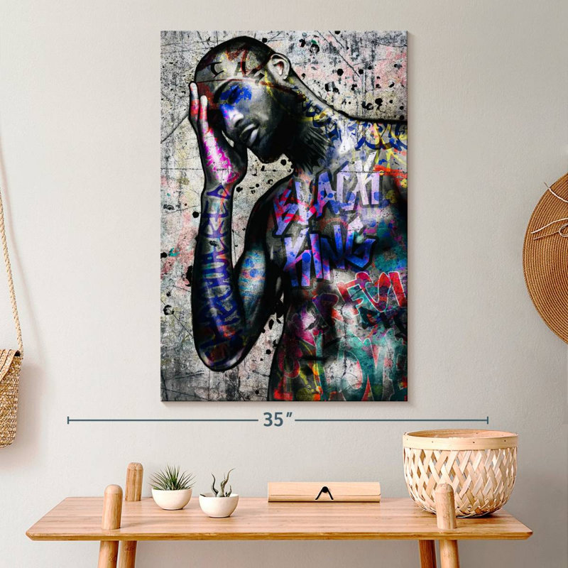 " African Hunk " by Harper D., 30" H x 20" W x 1.25" D