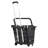 Plastic Rolling Laundry Basket with Handles-55842981