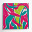 Abstrait art figuratif sur toile rouge 83-1386627848