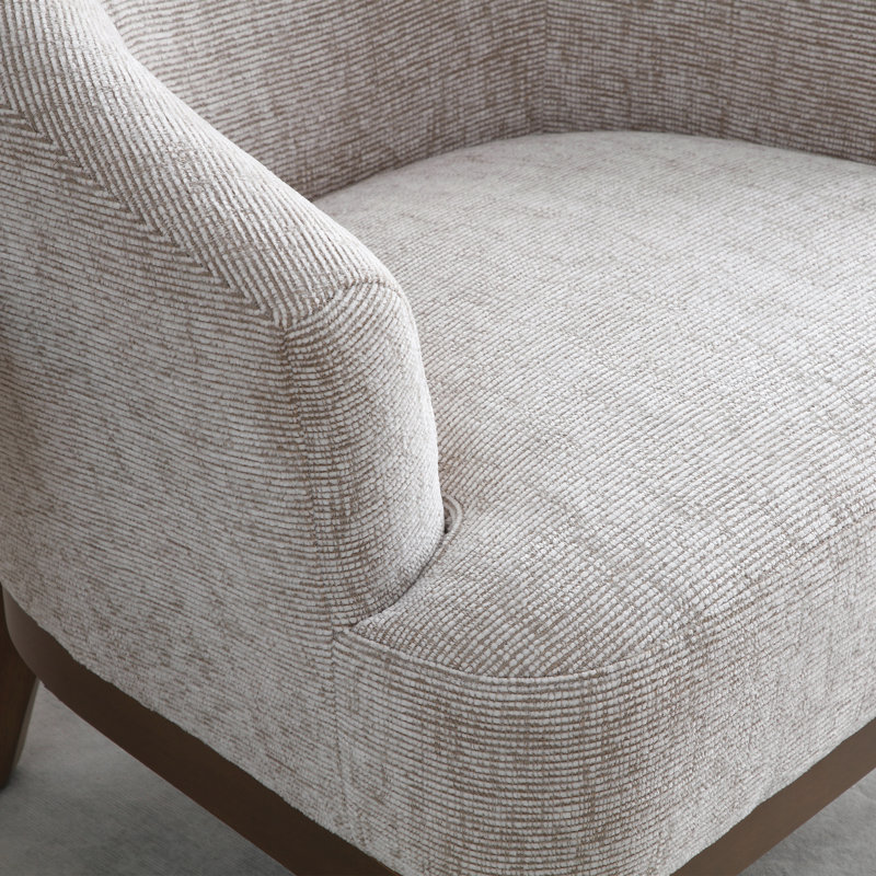 Upholstered Chenille Accent Chair