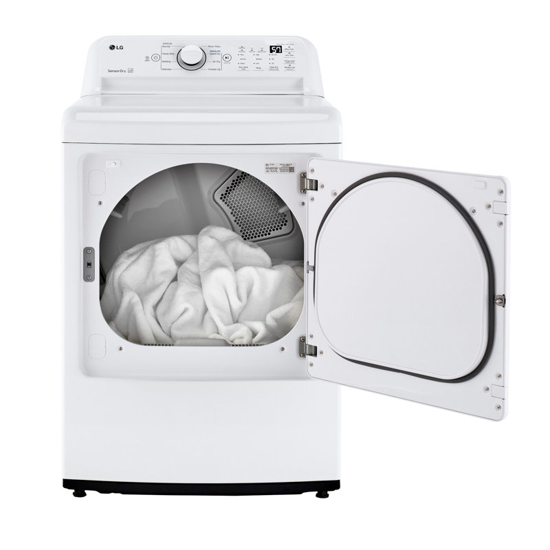 7.3 Cu. Ft. White Electric Dryer with Sensor Dry Technology