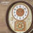 QXM357BRH Melodies In Motion Clock, Brown