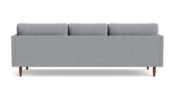 Skinny Fat Sofa (95"), Performance Weave - Zinc