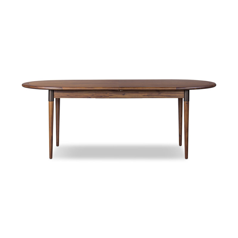 Harper Oval Solid Wood Dining Table, Toasted Walnut