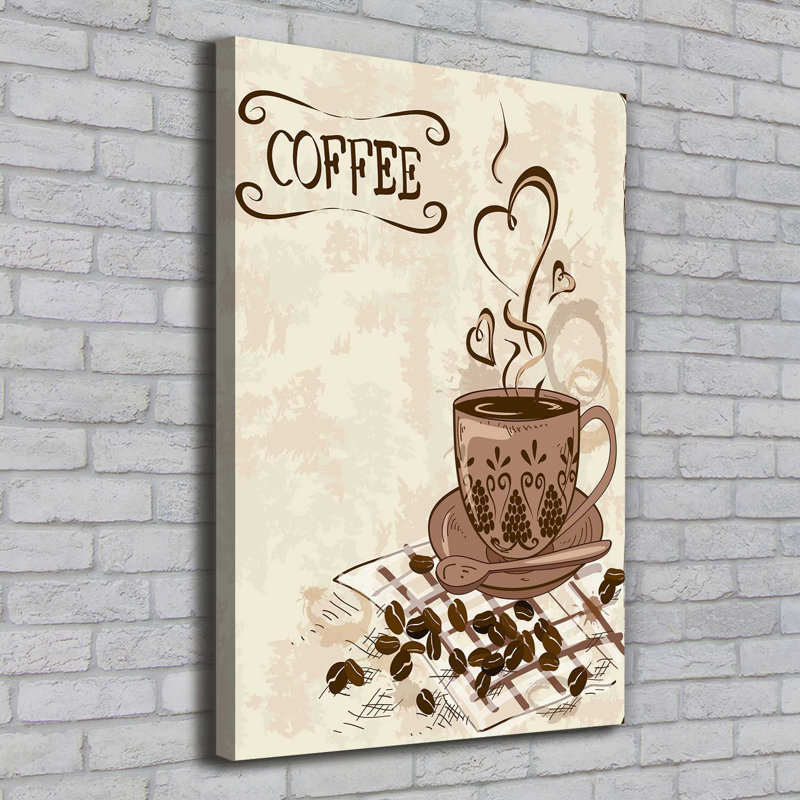 Aromatic Coffee - Wrapped Canvas Print