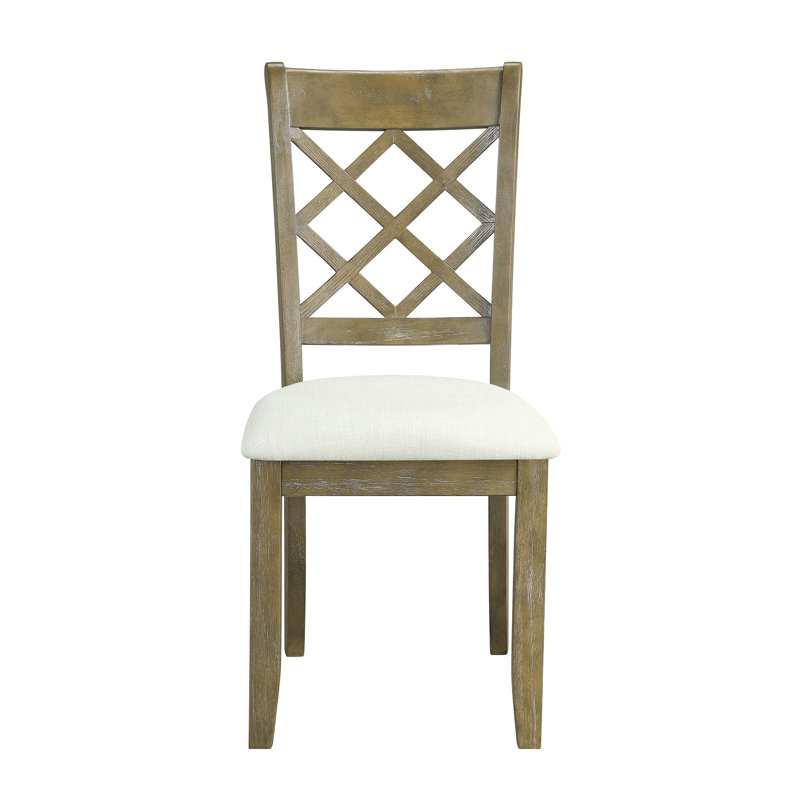 2 chaises d'appoint rustiques 2 pièces - Revêtement en lin beige, bois composite, coussin de siège en mousse 2, hauteur du produit 39 po, fabrication, profondeur du colis de 41 po