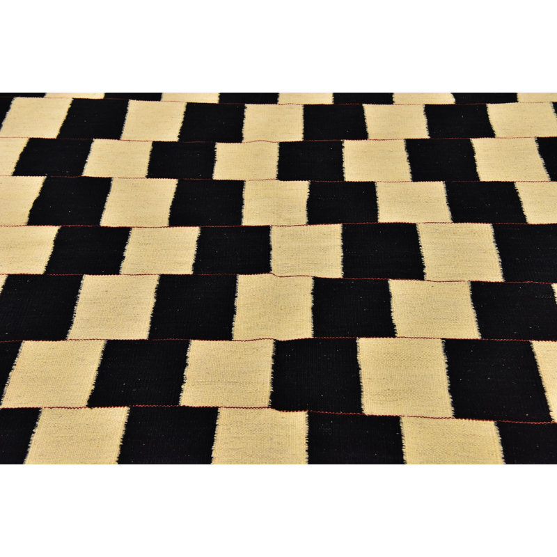 Tapis noir 5 x 7 Parrett