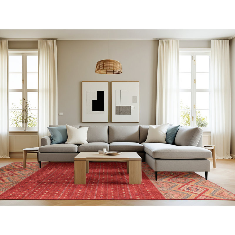 Amdrew Abstract Indoor Rug, Rectangle 8' x 12'