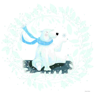 Polar Bear Holiday - Wrapped Canvas Painting