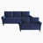 Velours bleu est en rupture de stock