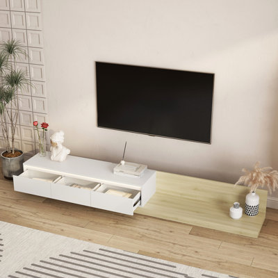 Modern TV Stand with LED Lights