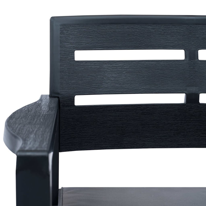 Cranford Bench Chairs Seating Group, Black