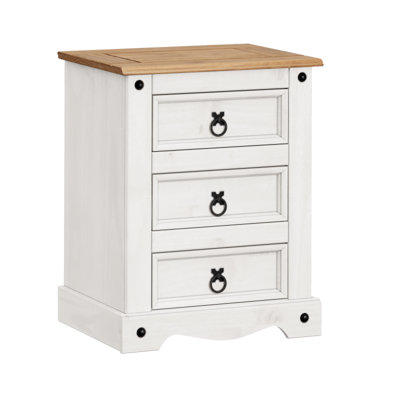 Ariee 53cm W Solid Wood Bedside Table