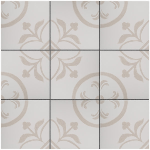 Memory 5.9 In. X 5.9 In. Matte Porcelain Floor And Wall Tile